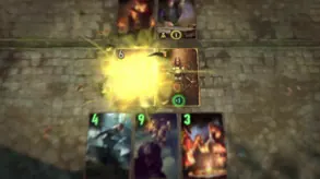 GWENT: The Witcher Card Game fragmanından kare